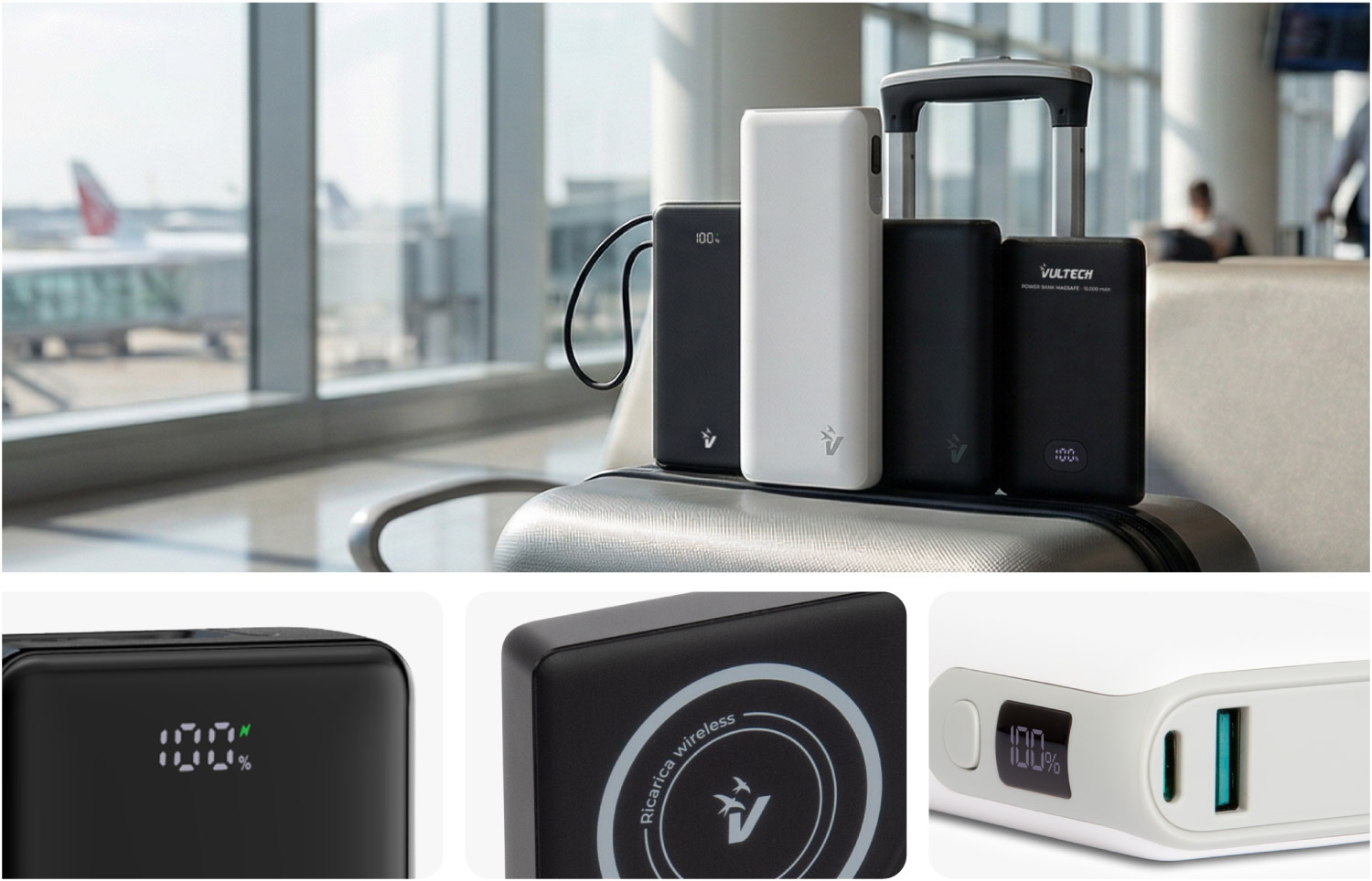 Powerbank VulTech grande - La carica viaggia con te